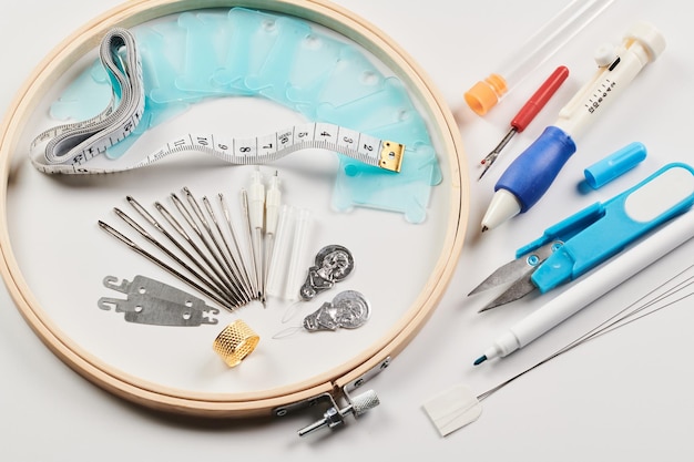 Zestaw materiałów do haftu