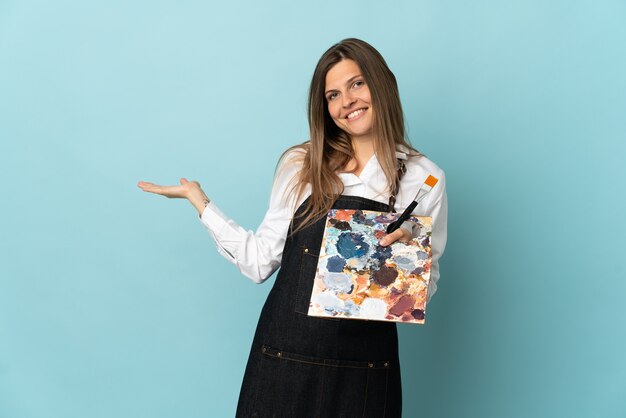 Zadowolony klient z haftem